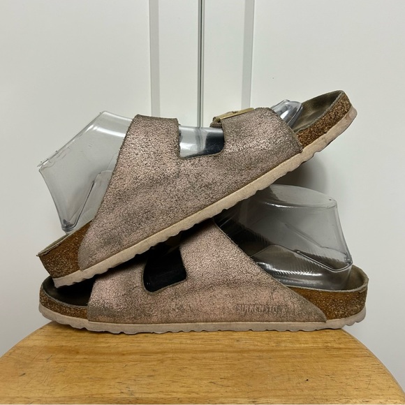 Birkenstock Arizona leather pink beige - Picture 5 of 8